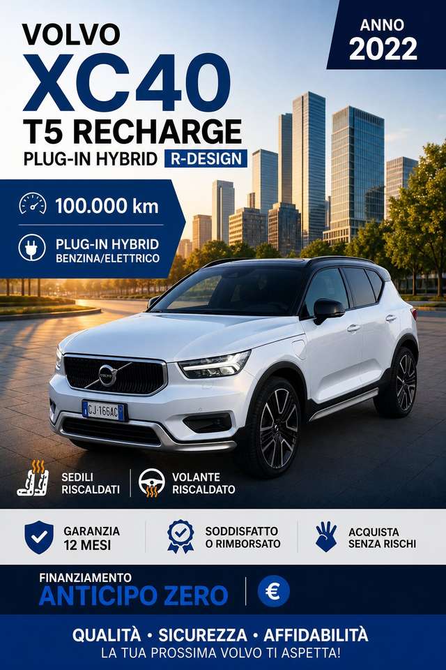 Volvo XC40 1.5 t5 phev 2022 R-design + Tett apribile
