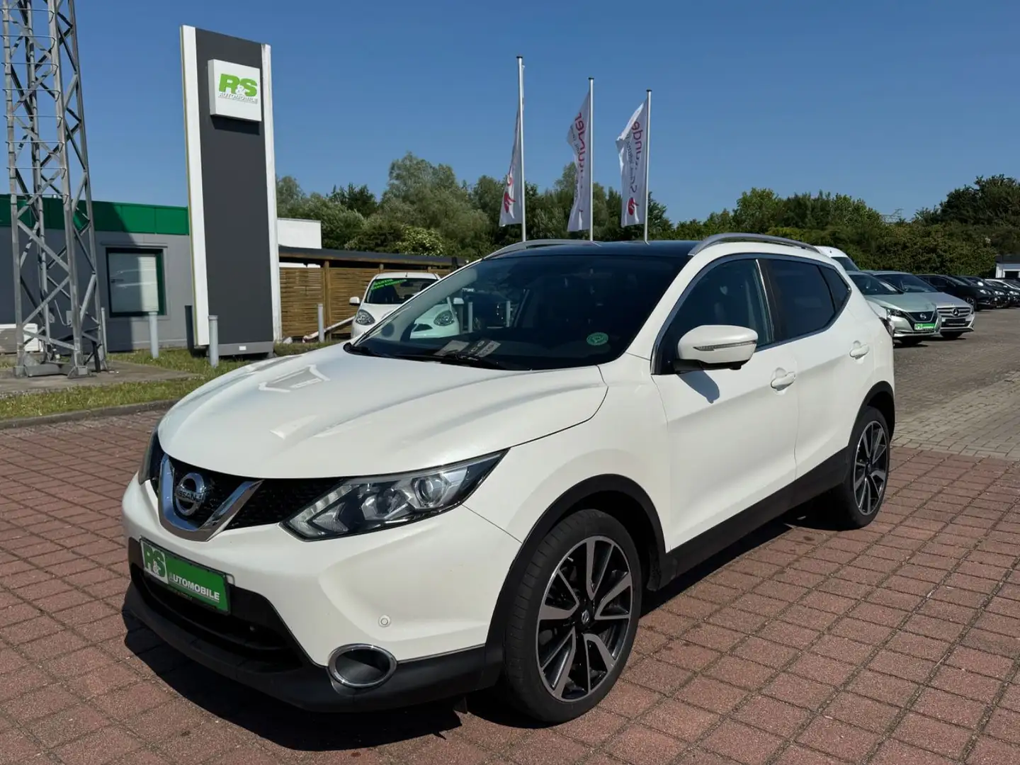 Nissan Qashqai 1.6dCI Tekna 360°Kamera Blanc - 1