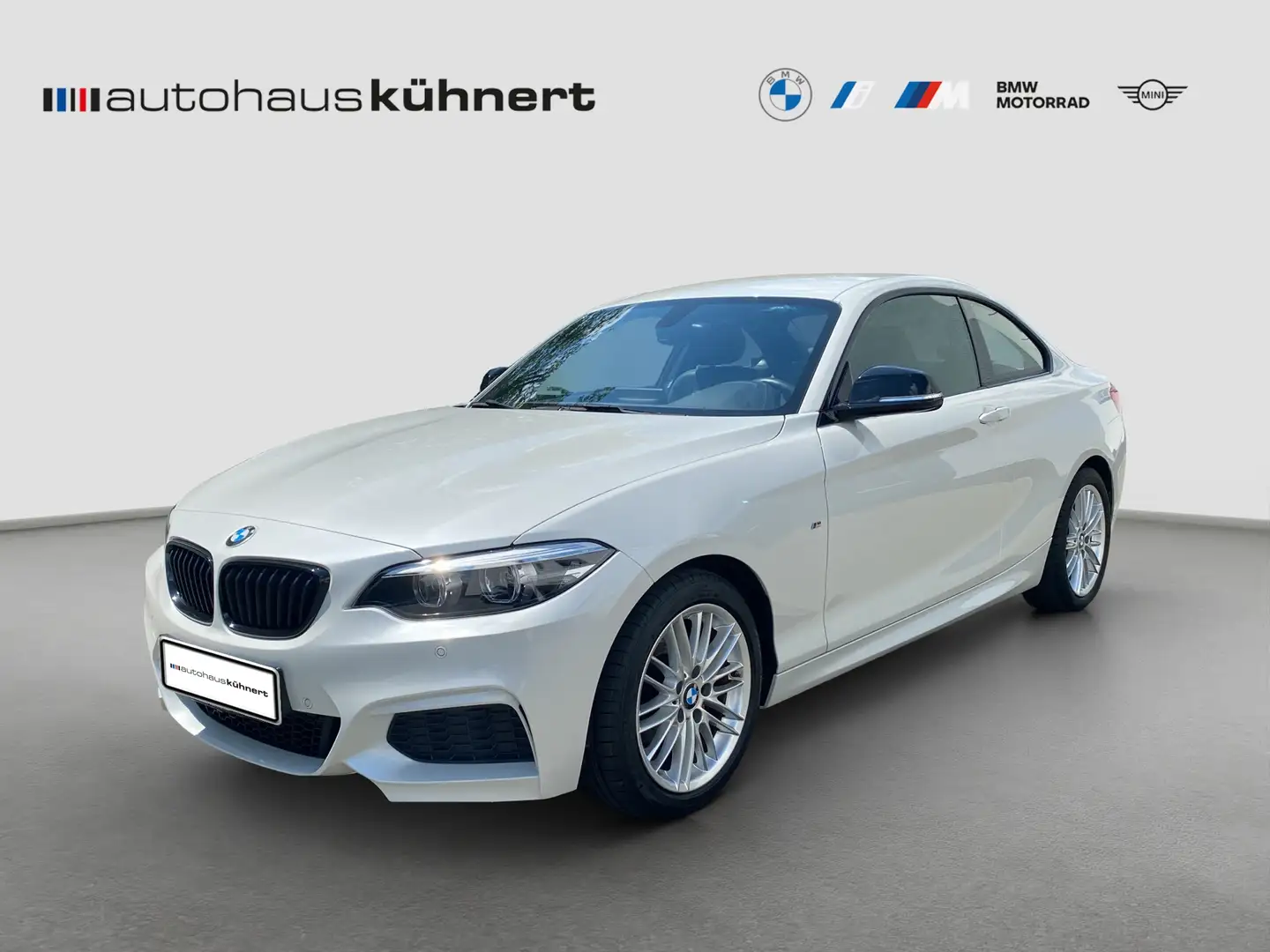 BMW 218 i Coupe ///M-Sport Schalter NaviProf. RFK Keyless Blanco - 1