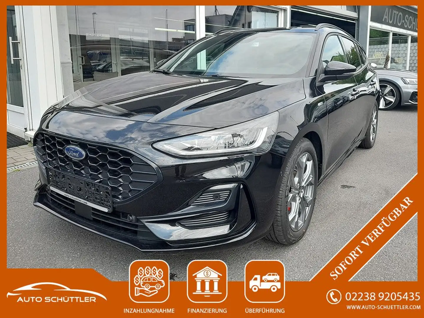 Ford Focus Turnier ST-Line X,Leder,ACC,Kamera,App,B&O Noir - 1