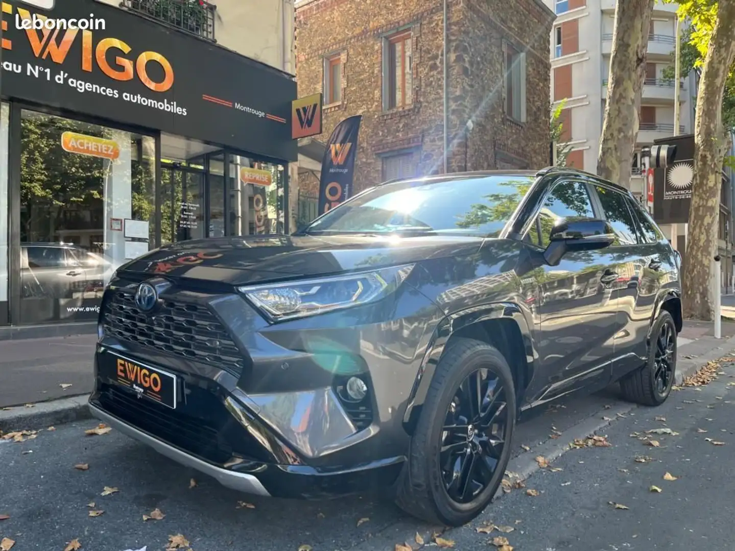 Toyota RAV 4 2.5 222H 175 AWD FULL-HYBRID 1.6KWH BLACK EDITION AWD-I 4X4 BVA Gris - 1