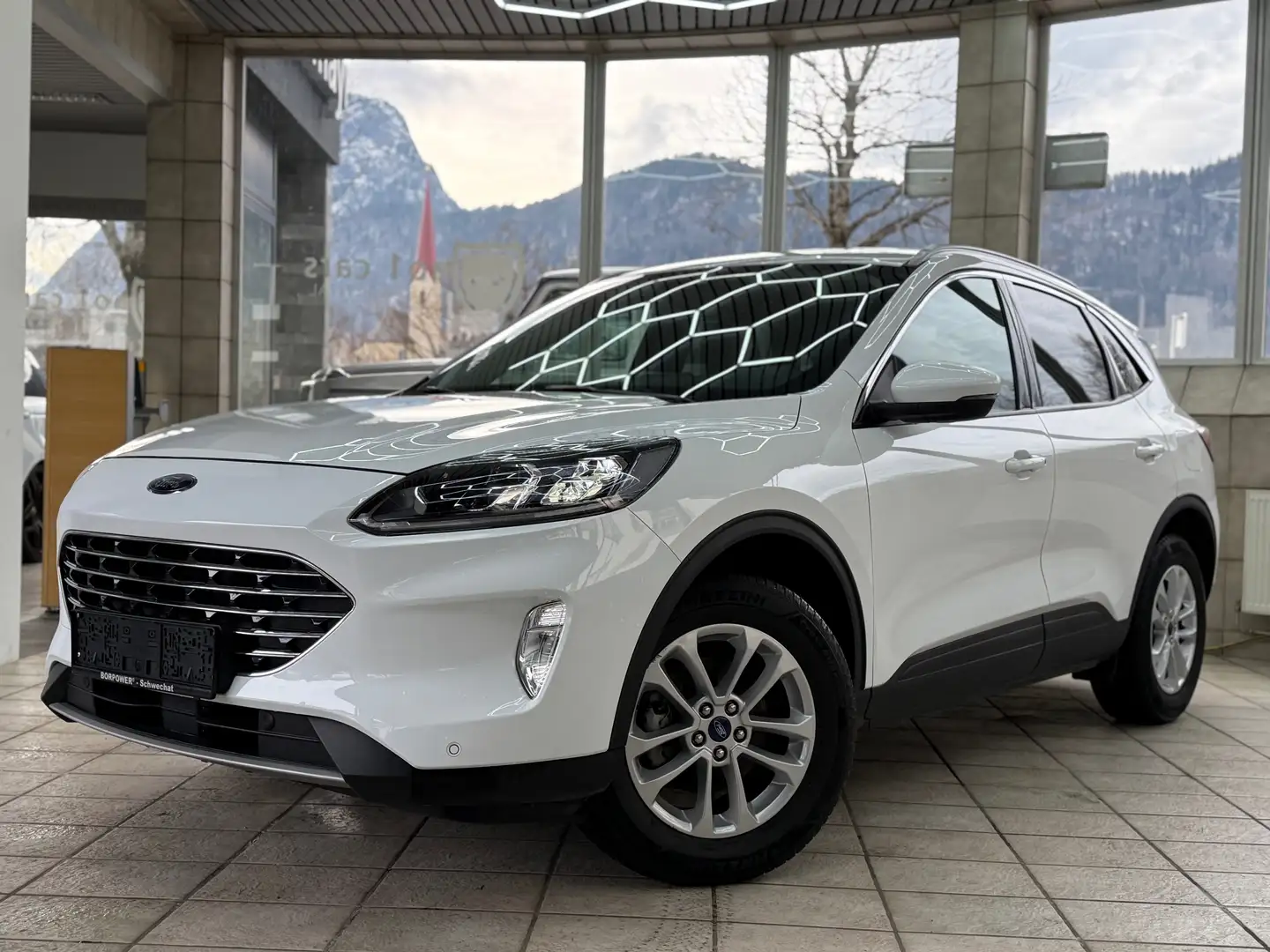 Ford Kuga Hybrid Titanium X Weiß - 1