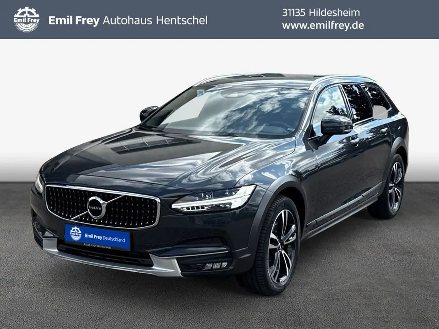 Volvo V90 Cross Country D5 AWD Geart. Pro LED AHK MET Gris - 1