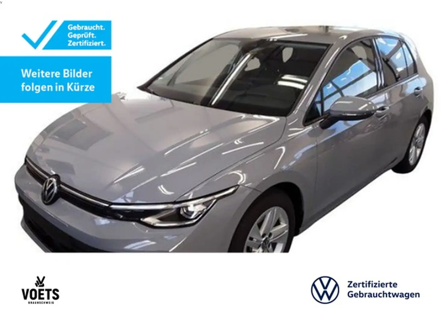 Volkswagen Golf VIII Life 1.5 eTSI DSG AHK+H&K+HuD+RearView Grau - 1