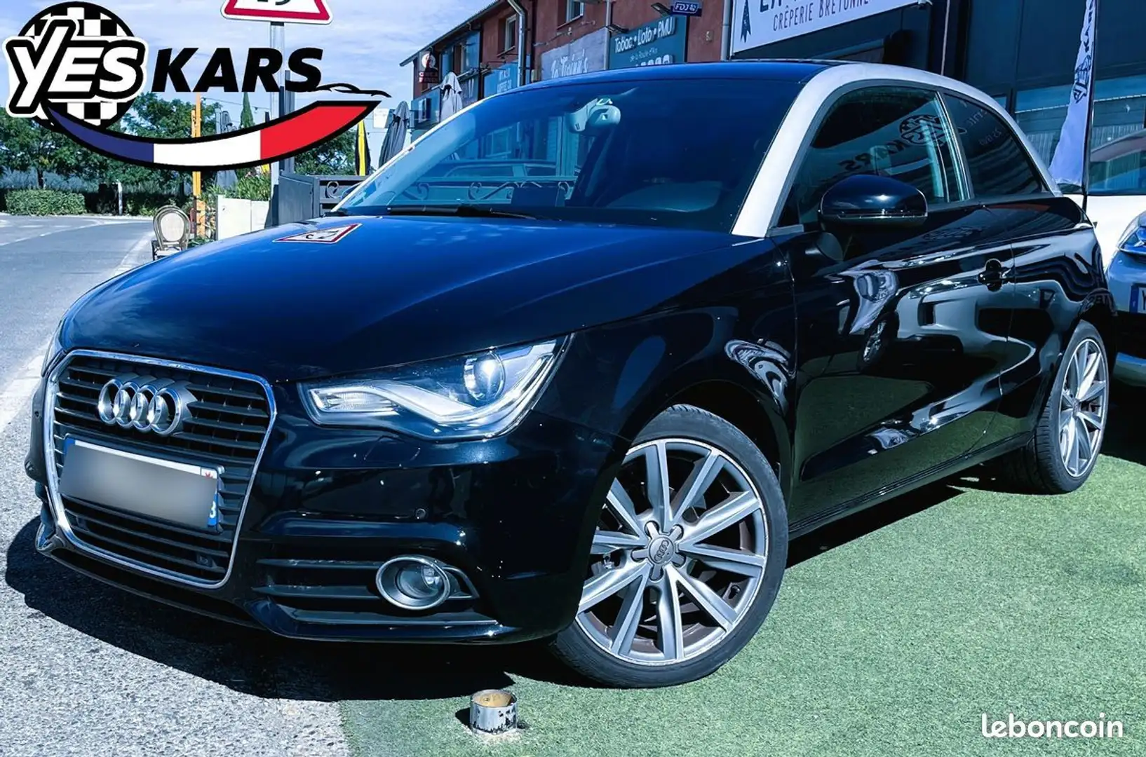 Audi A1 1.6 TDI 90ch FAP Ambition Luxe Schwarz - 1