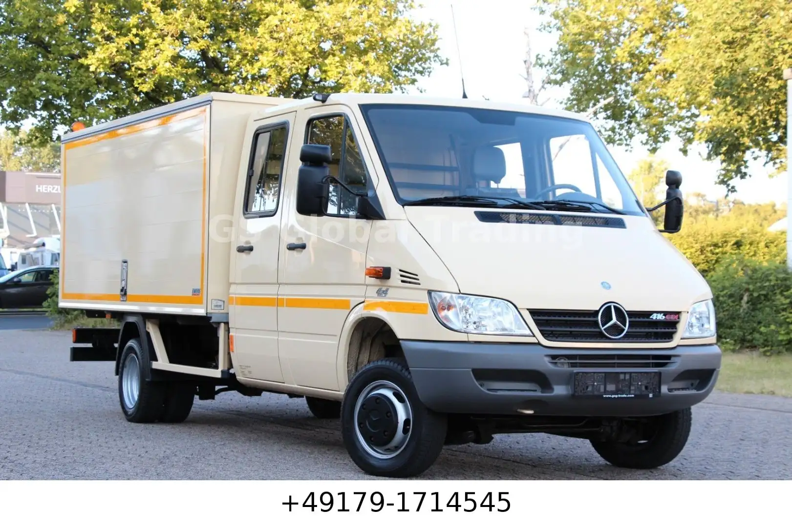 Mercedes-Benz Sprinter 416 CDI 4x4 Sperre AHK Navi Bluetooth Beige - 2