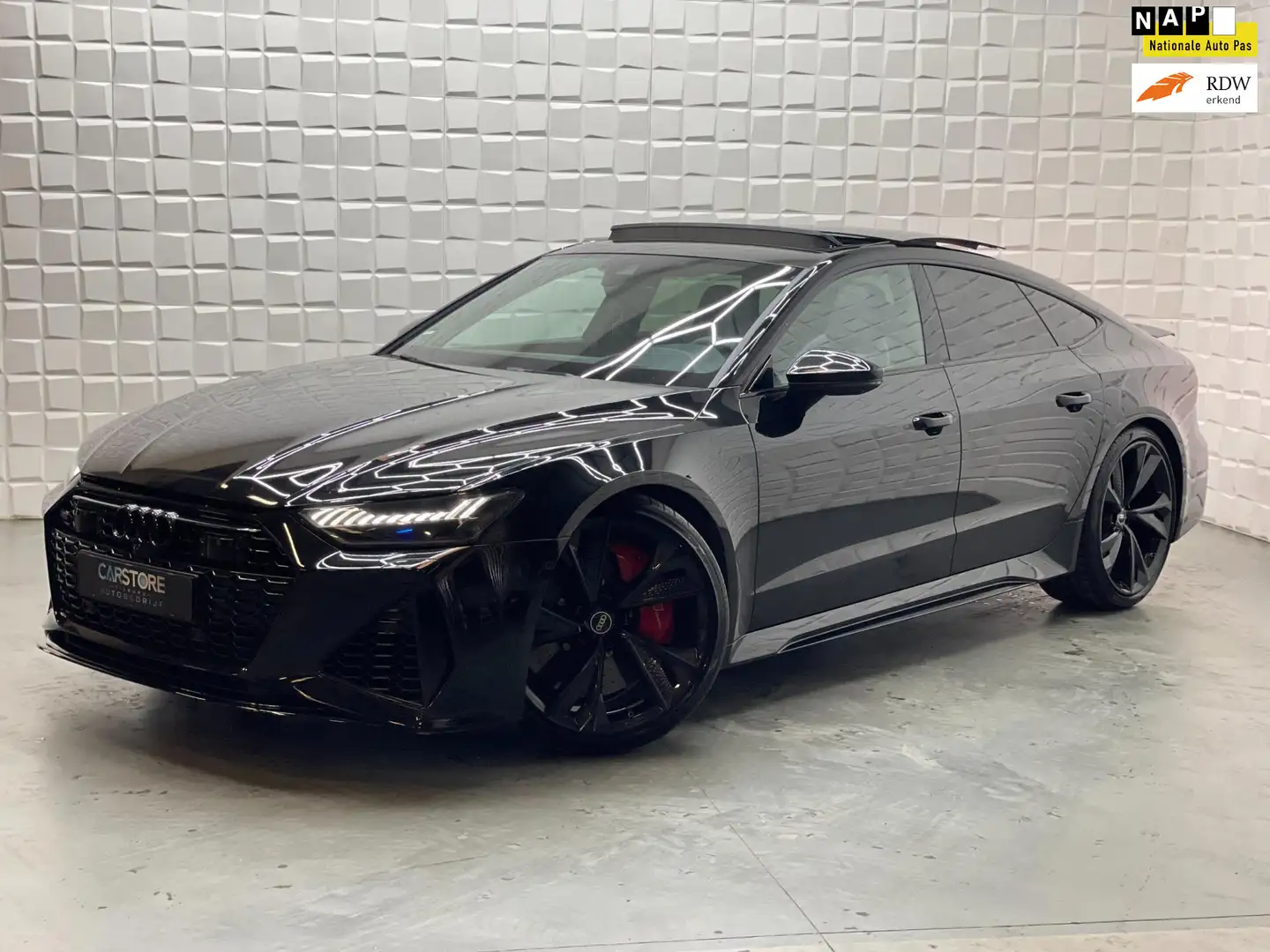 Audi RS7 Sportback 4.0 TFSI quattro PANO KERAMISCH B&O Zwart - 1