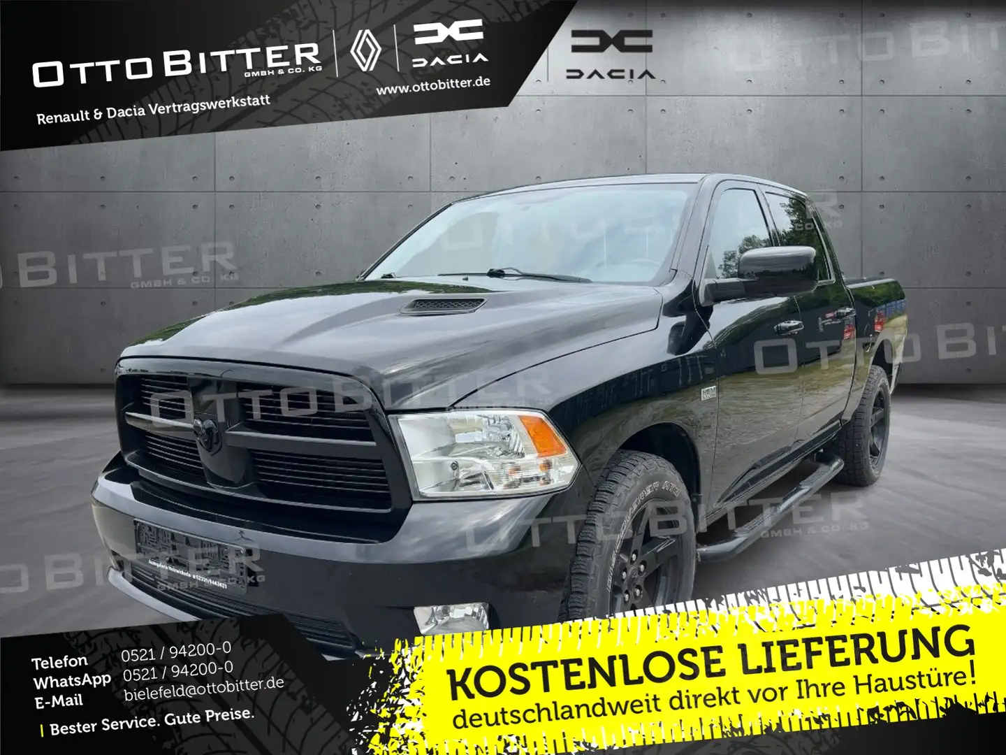 Dodge RAM 1500 LARAMIE 5.7 HARDTOP Schwarz - 1
