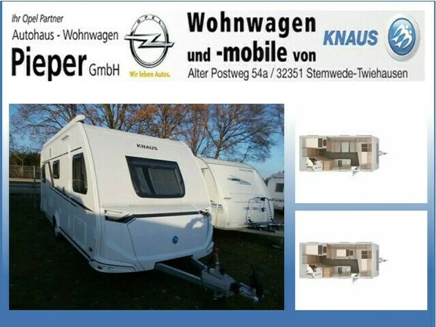 Knaus Südwind 500 QDK Markise, Etagenbett - 1