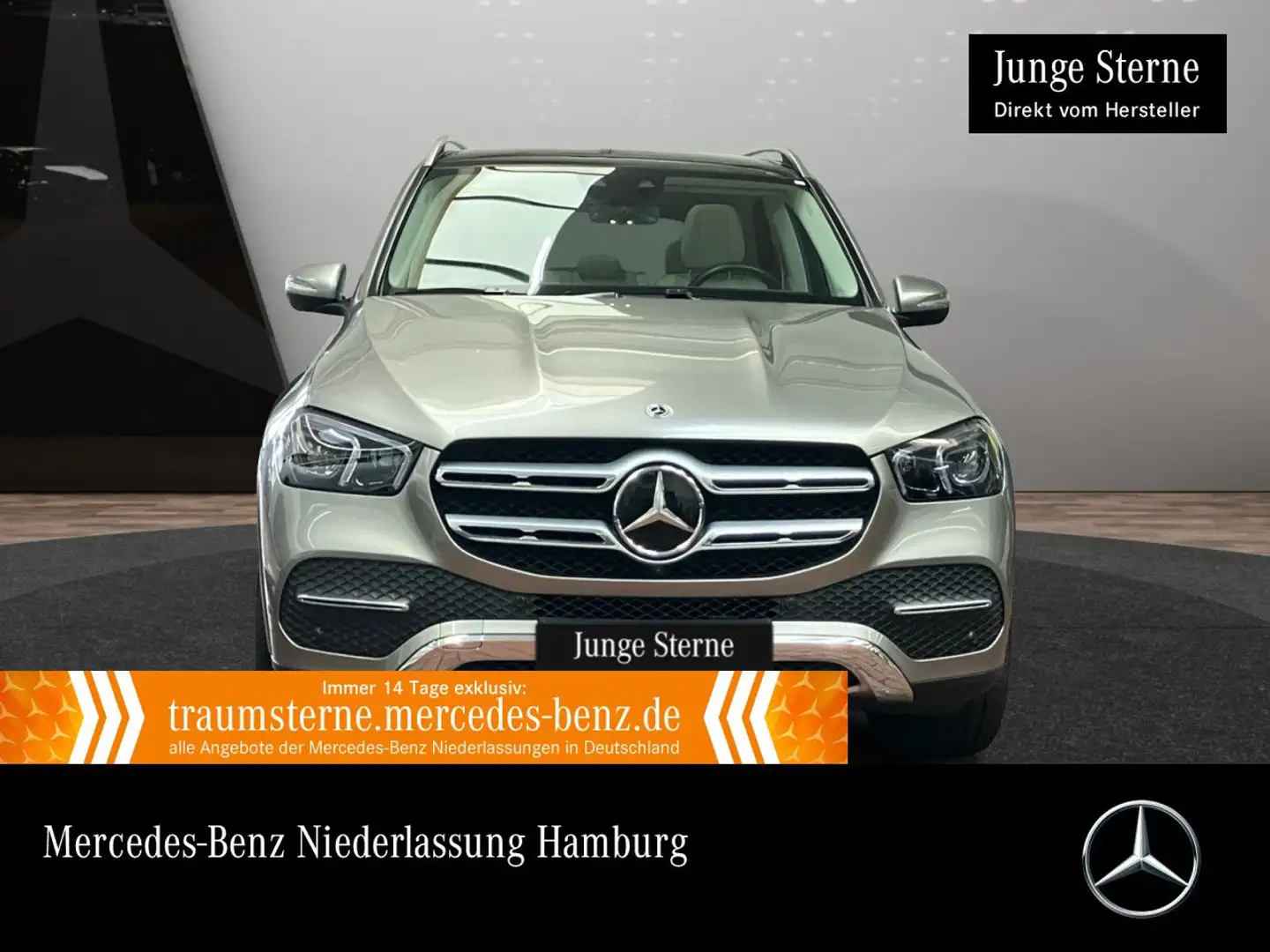 Mercedes-Benz GLE 350 e 4M EXCLUSIVE+PANO+360+AHK+LED+FAHRASS+9G Silber - 1