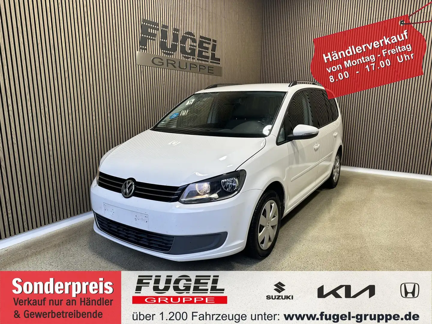 Volkswagen Touran 2.0 TDI Comfortline Temp.|PDC|AHZV Blanc - 1