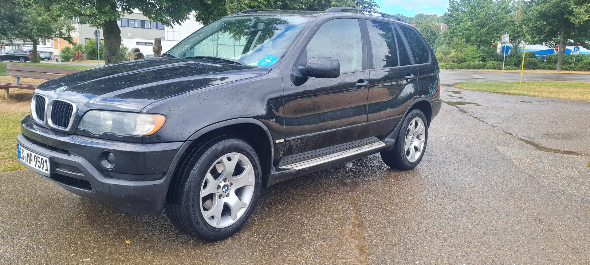 BMW X5 3.0 d-Tausch Möglich Schwarz - 1