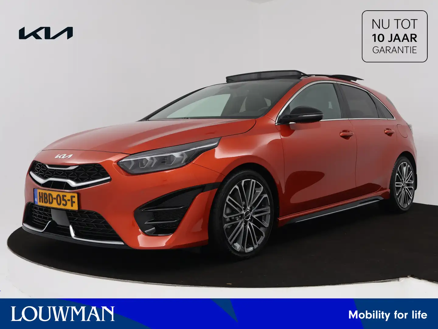 Kia Ceed / cee'd 1.5 T-GDi GT-PlusLine | 10 Jaar Garantie | Panoram Orange - 1