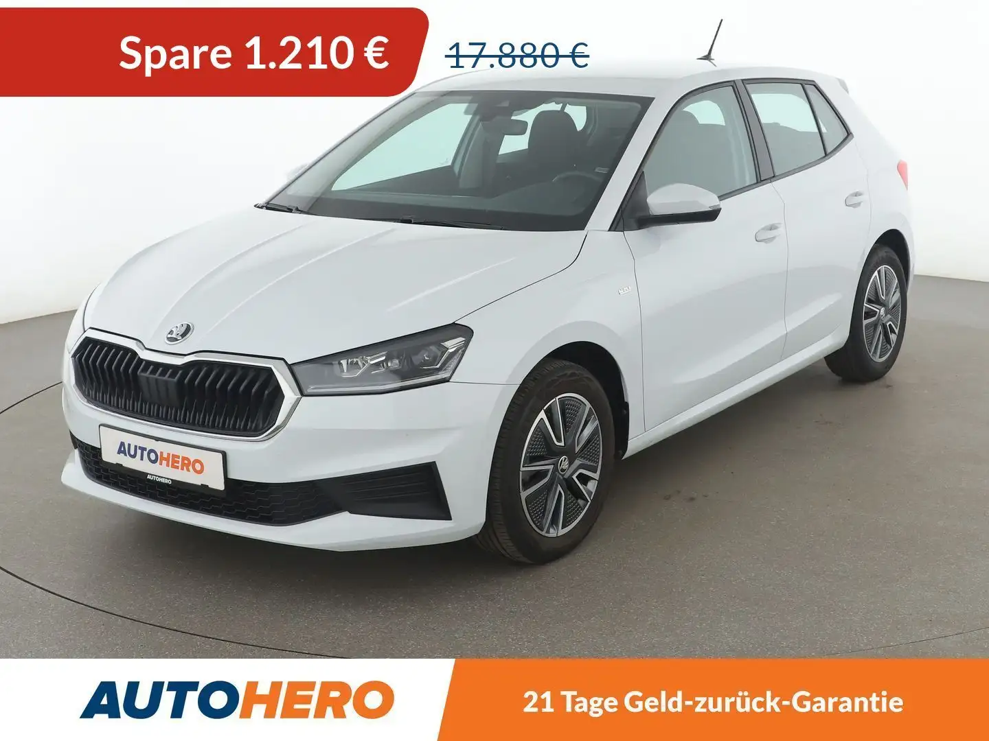 Skoda Fabia 1.0 TSI Tour*LED*NAVI*TEMPO*PDC*SHZ*KLIMA*GARANTIE Blanc - 1