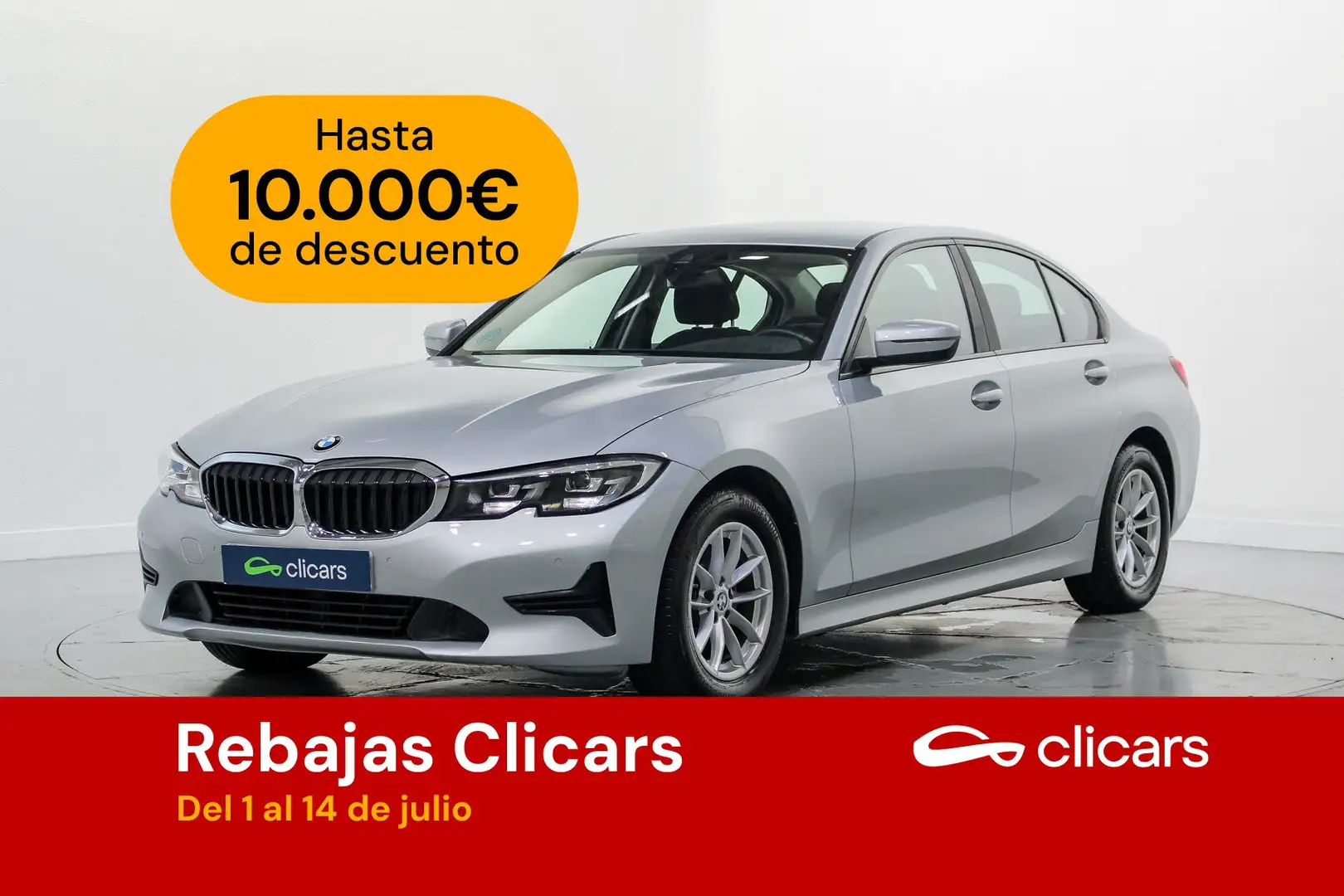 BMW 320 320dA Plateado - 1