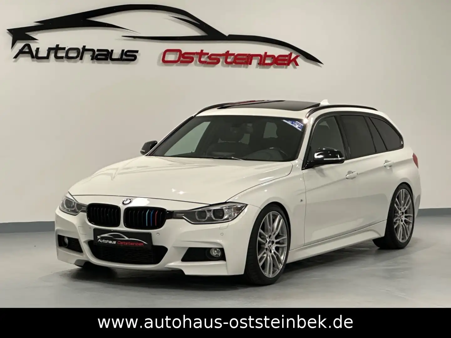 BMW 320 d TOURING/M-PAKET/SPORT/PANO/XEN/4xSHZ/AHK/ Weiß - 1