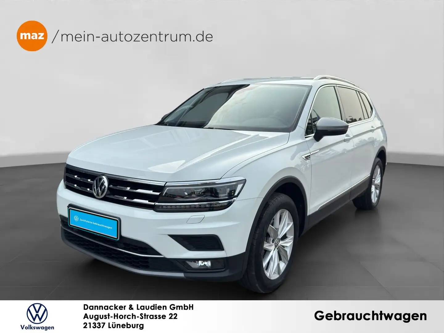 Volkswagen Tiguan Allspace 1.5 TSI Highline Alu LED AHK Navi Weiß - 1