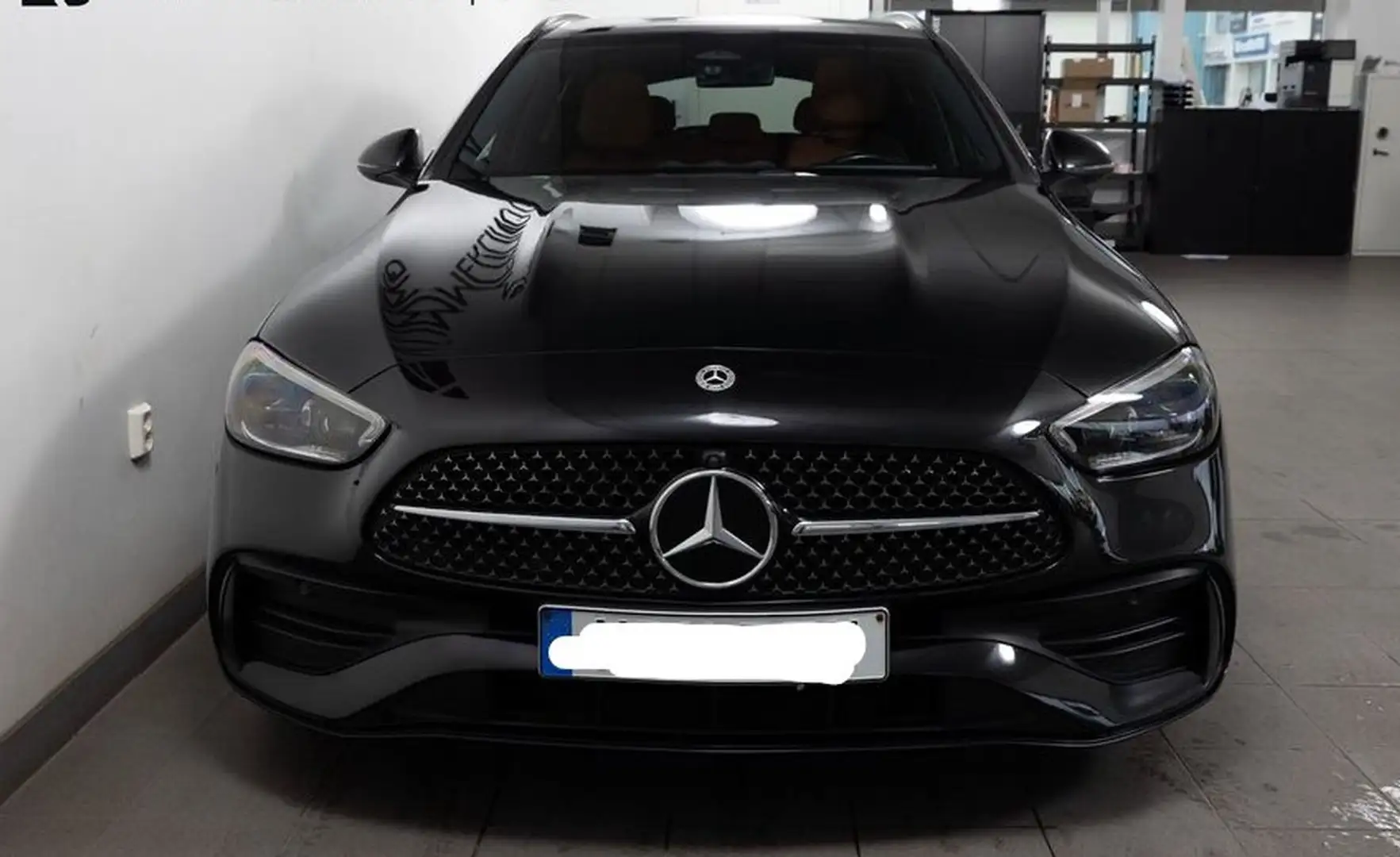 Mercedes-Benz C 300 T de 4Matic AMG 360/PANO/BURME Schwarz - 2