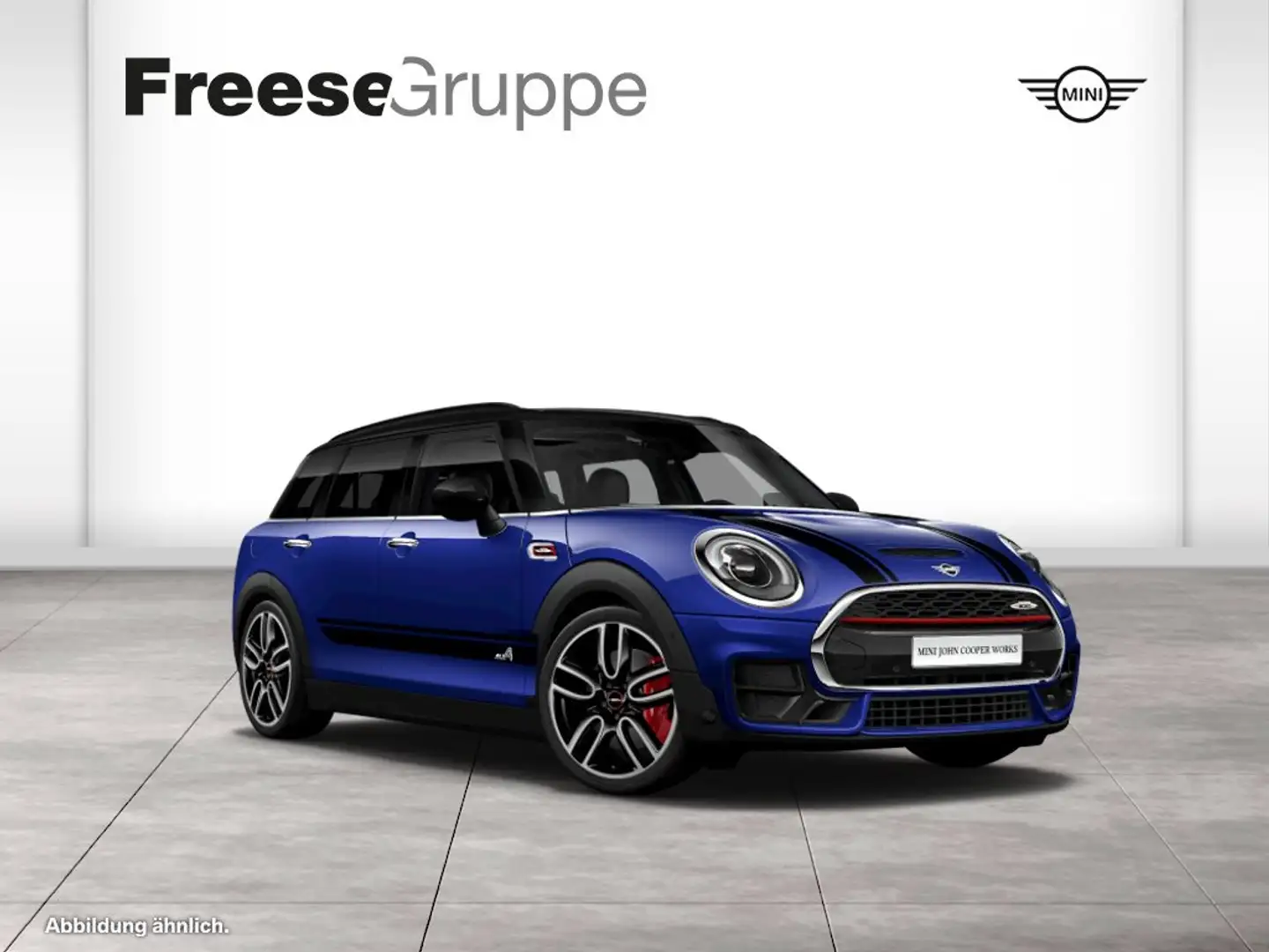 MINI John Cooper Works All4 Clubman Chili Head-Up Blau - 1