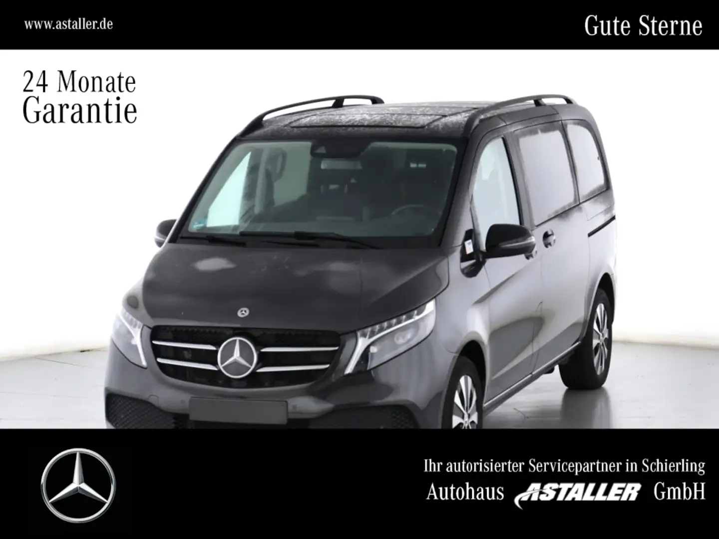 Mercedes-Benz V 300 d Edition Kompakt L1 Night+LED+Sport-P+DAB Grau - 1