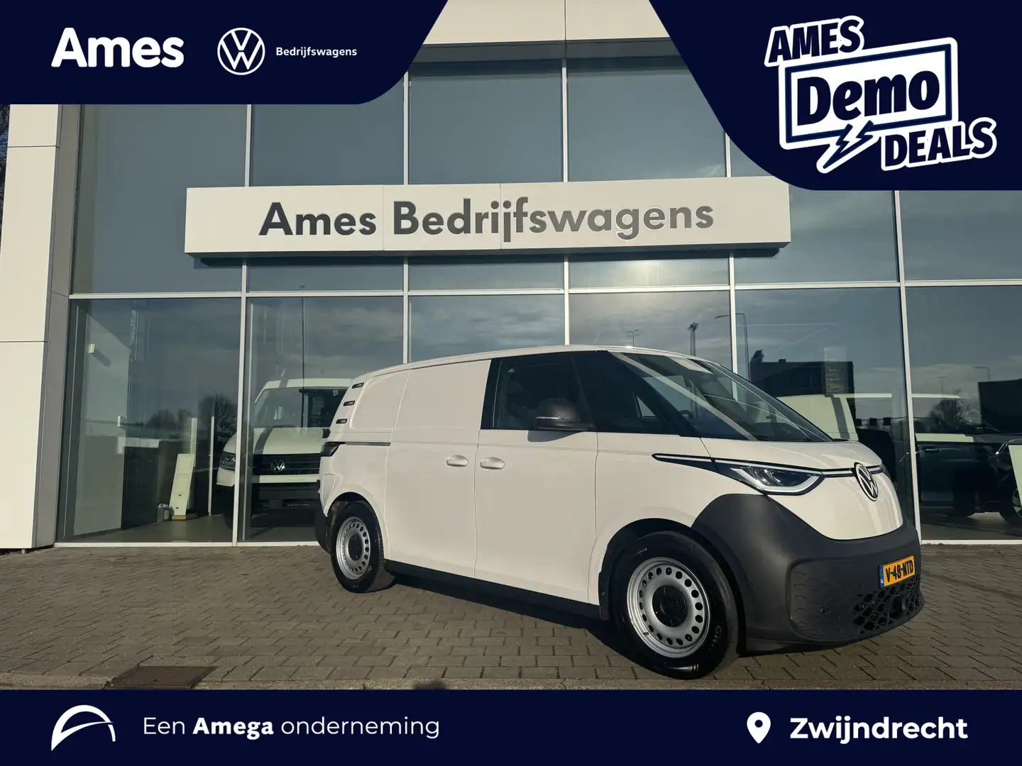 Volkswagen ID. Buzz Cargo Achteruitrijcamera | verwarmbare voorruit | draadl Blanc - 1