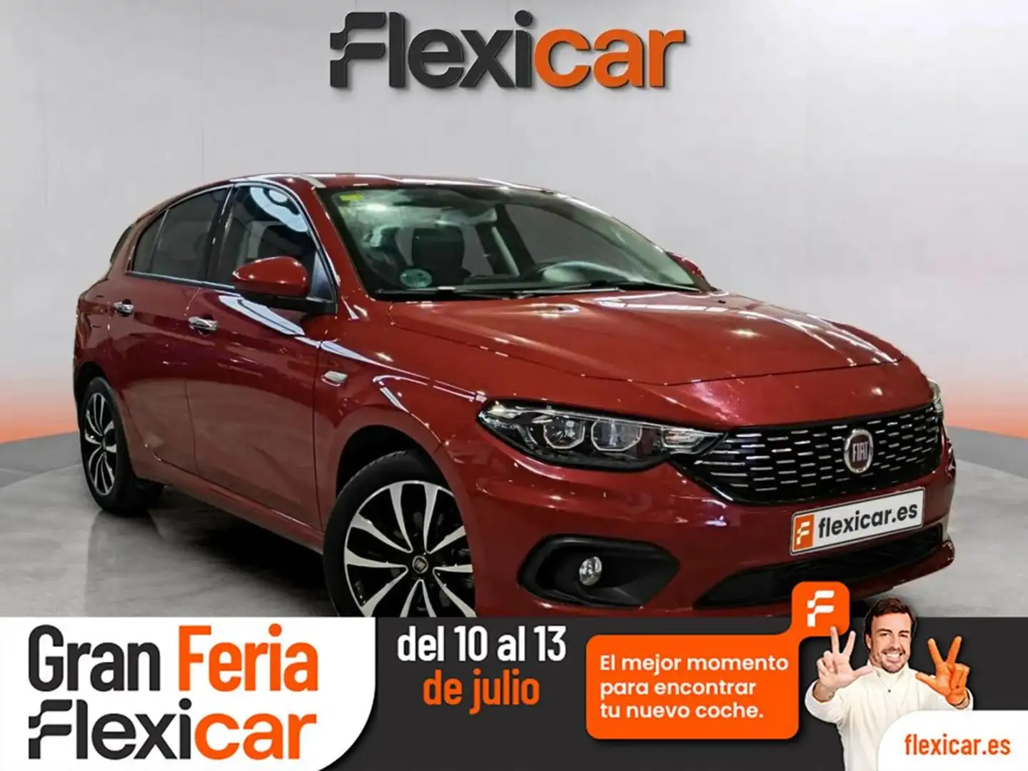 Fiat Tipo 1.4 T-Jet 16v 88kW (120CV) Lounge Plus Rojo - 1