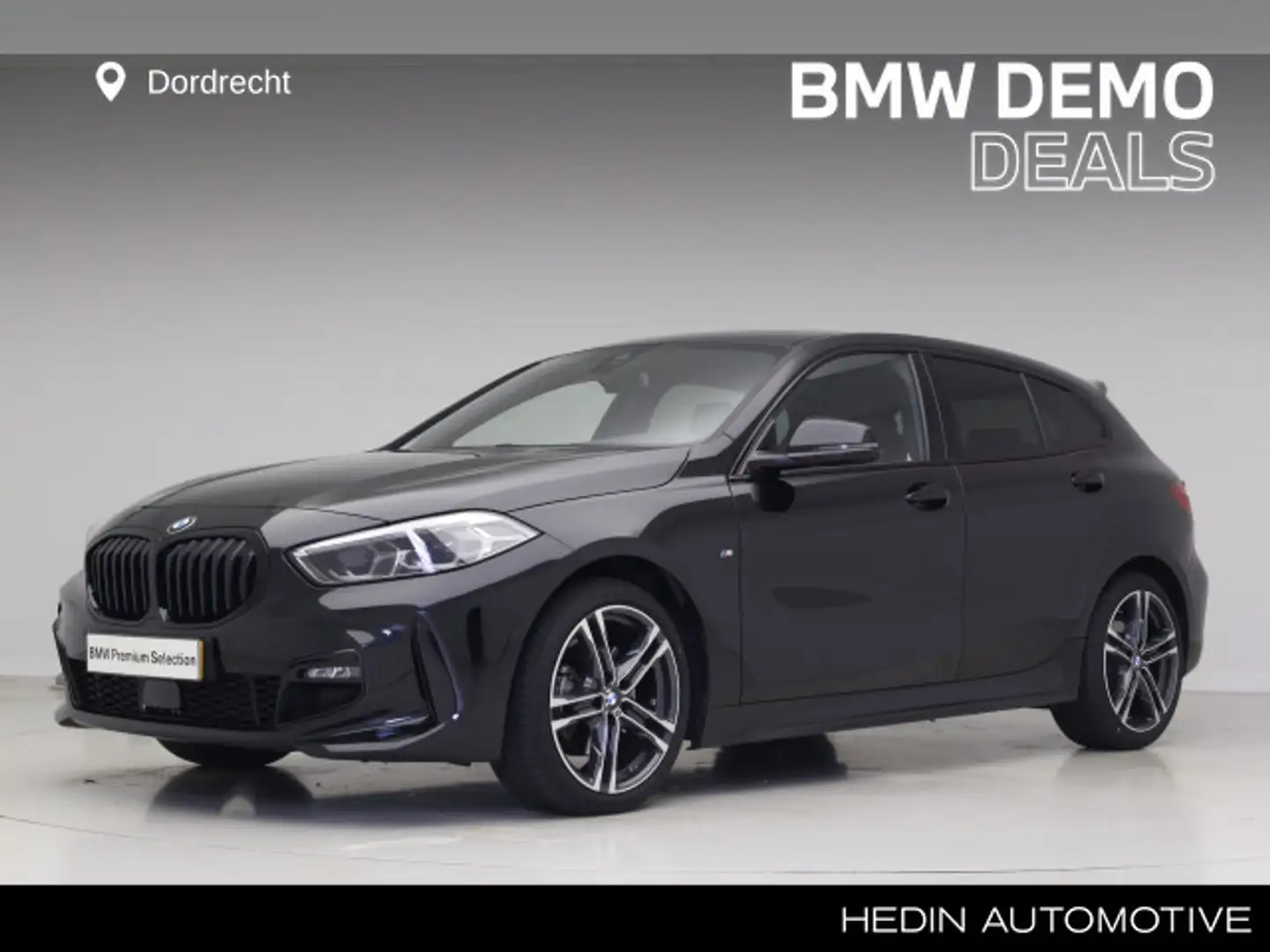 BMW 118 1-serie 118i M-Sport | Hifi | Extra getint glas | Zwart - 1