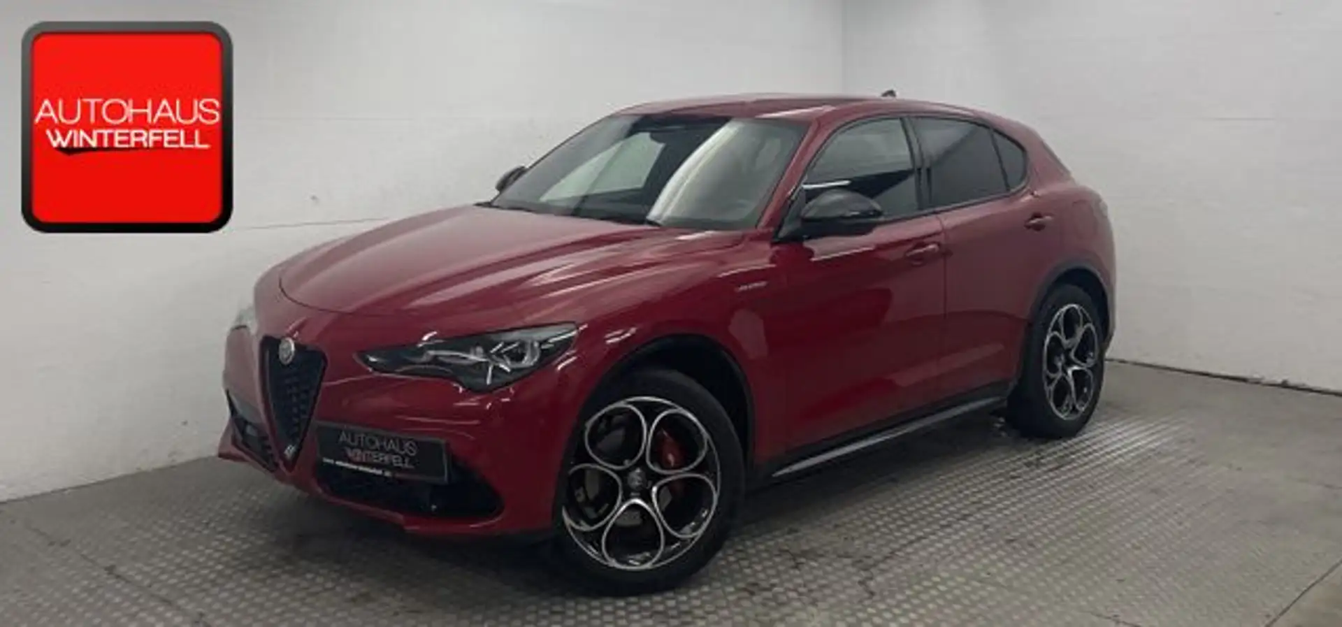 Alfa Romeo Stelvio 2.0 Turbo Veloce Q4 ROSSO+SPECIALE+AHK+ Rot - 1