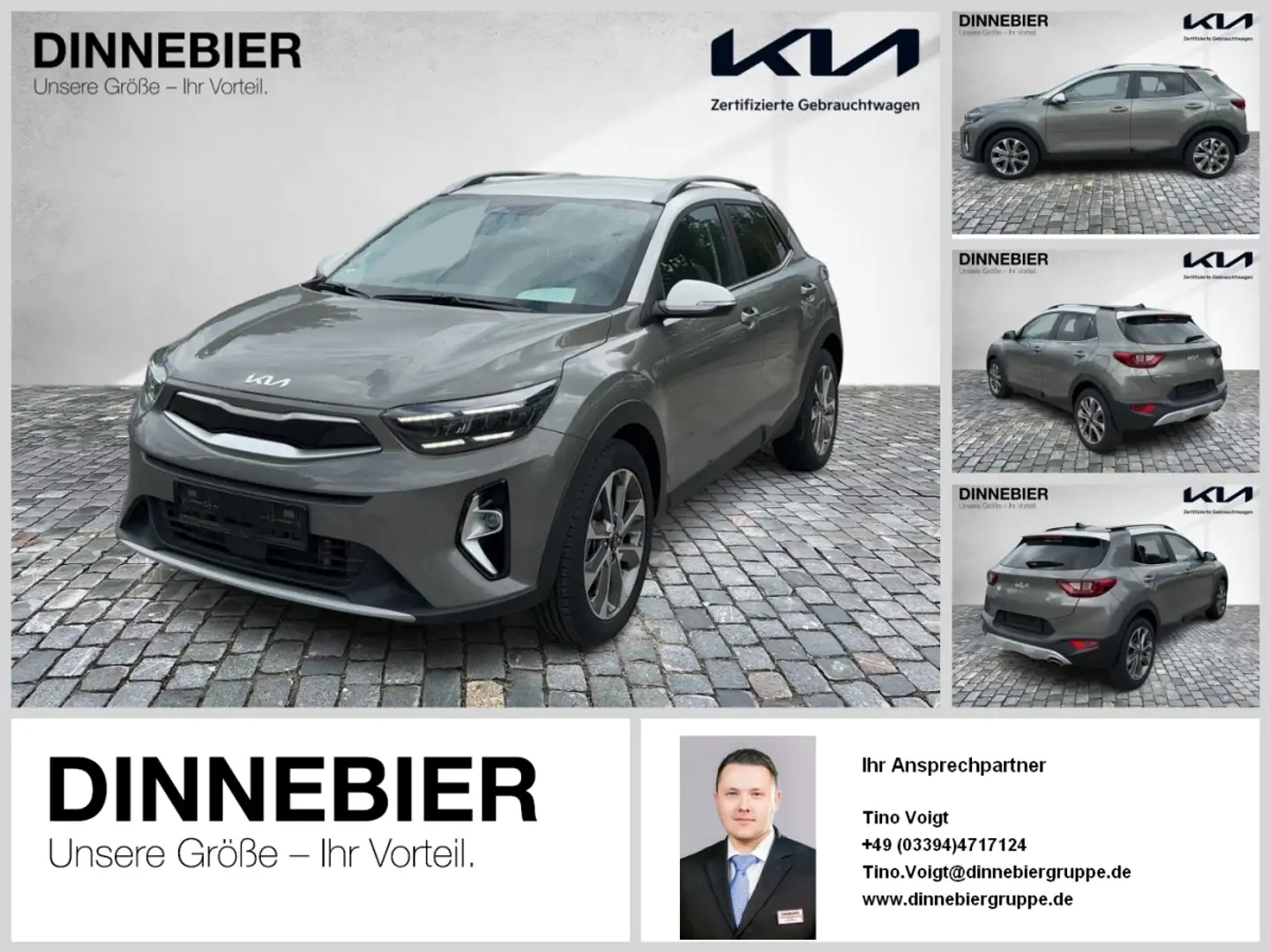 Kia Stonic Spirit Automatik+LED+Navi+Kamera+SHZ Weiß - 1