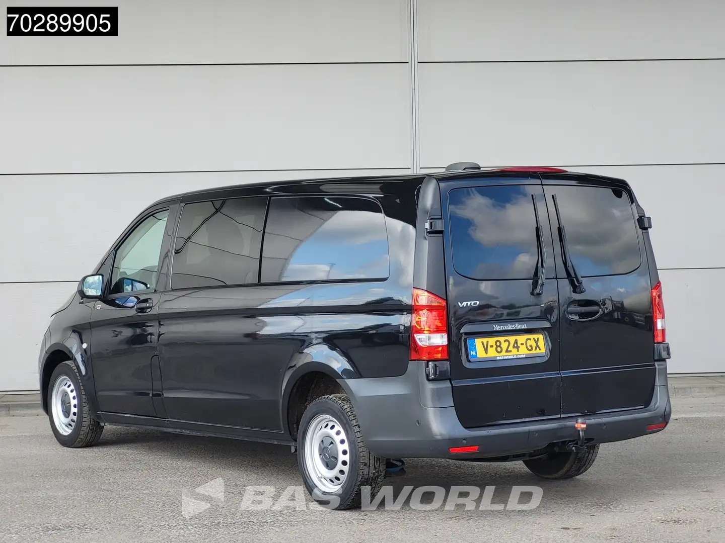Mercedes-Benz Vito 114 Dubbel Cabine Automaat L3H1 Trekhaak Navi Airc Zwart - 2