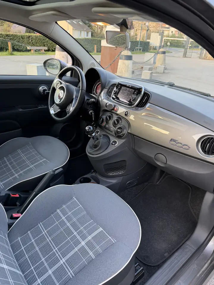 Fiat 500 1.2 69 CH ECO PACK LOUNGE (KIT GRUAU)