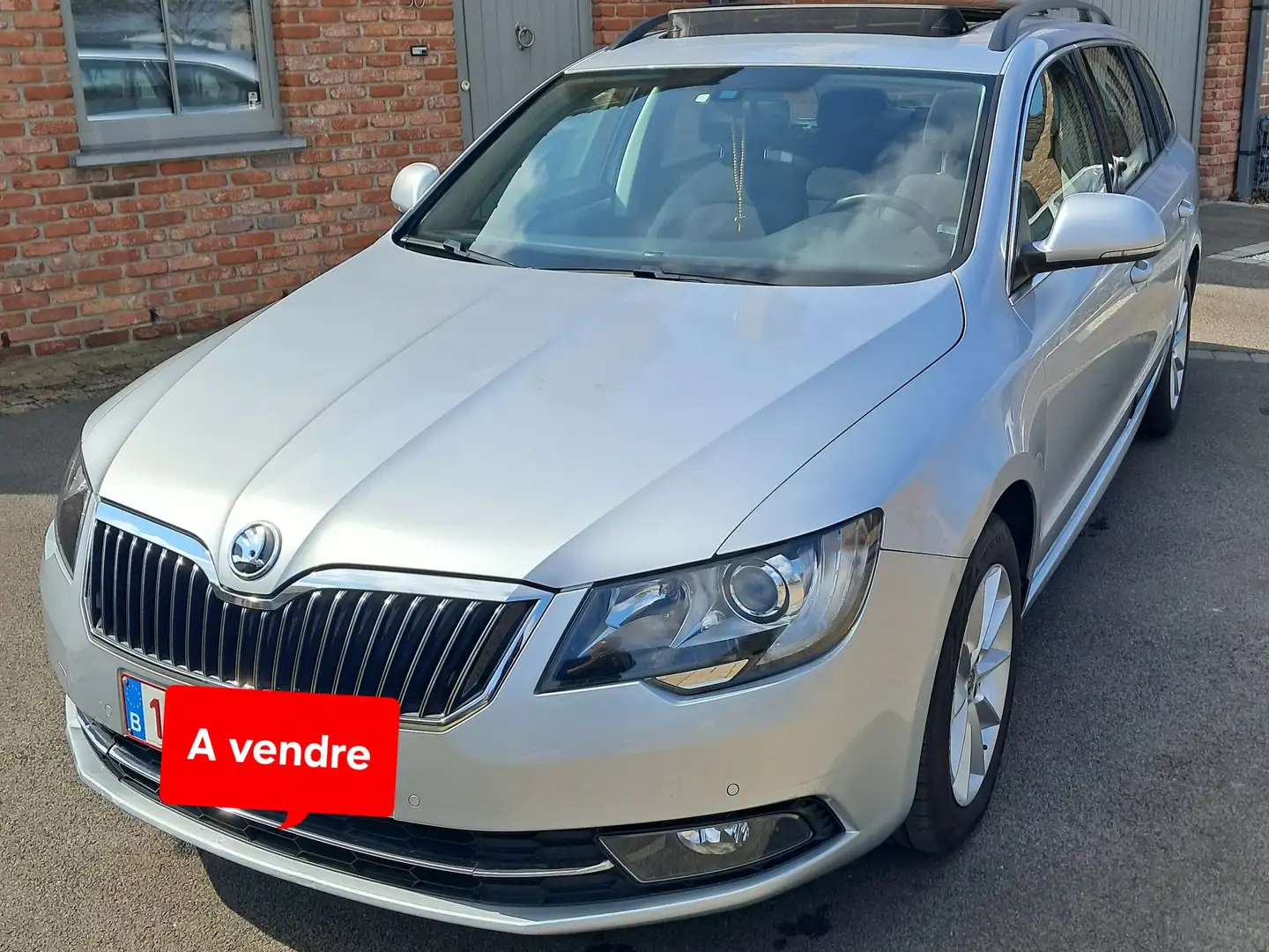 Skoda Superb Superb SW 1.6 CR TDi GreenLine Ambition Grijs - 1