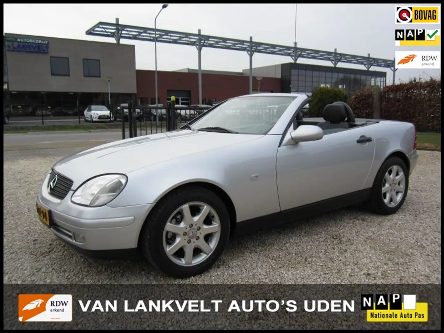 Mercedes-Benz SLK 200 SLK cabriolet Leder 6244 km Zilver - 1