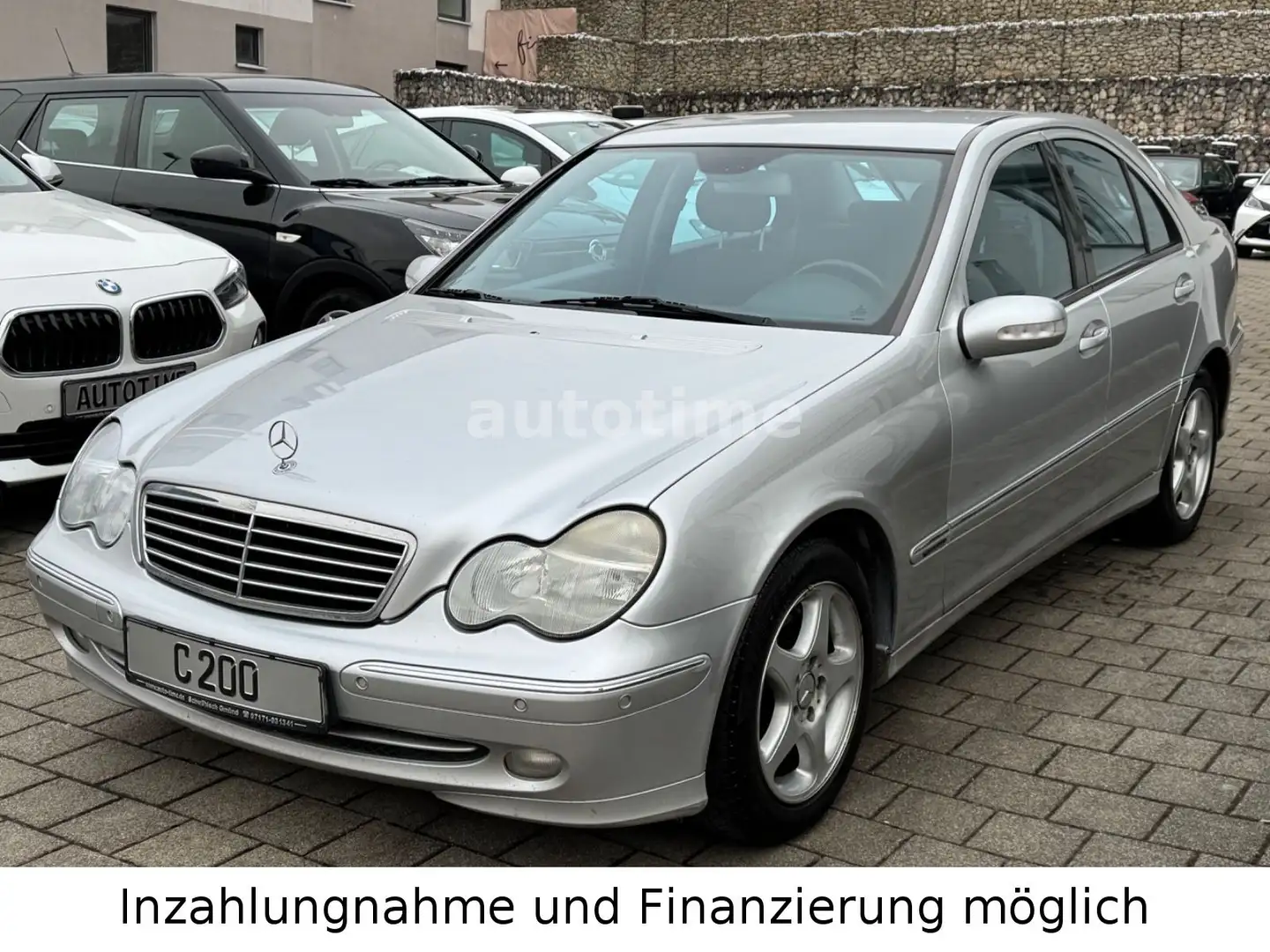 Mercedes-Benz C 200 KOMPRESSOR ELEGANCE|AUT.|TEMP.|PDC|1.Hand Срібний - 1