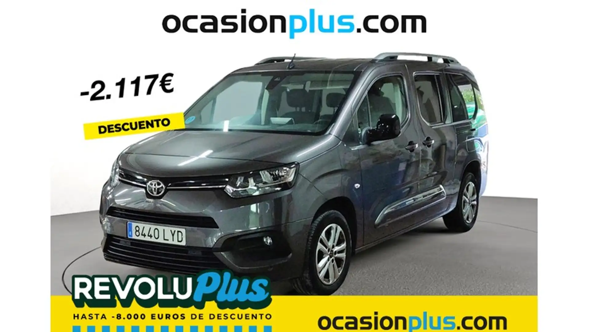 Toyota Proace Family L2 1.2 7pl. Active 130 Aut. Grigio - 1