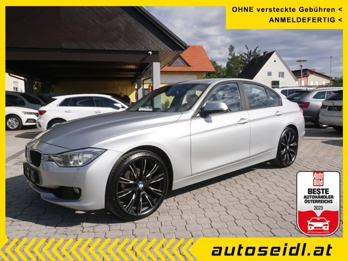 BMW 320 Österreich-Paket *NAVI+XENON* Srebrny - 1
