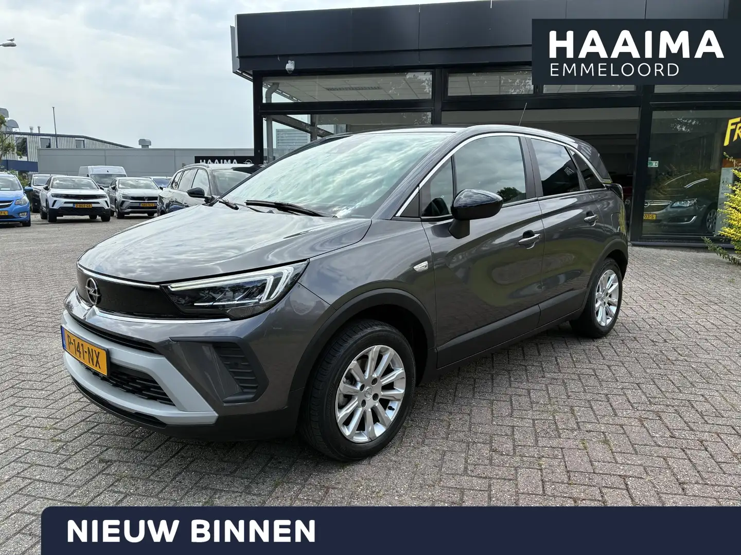 Opel Crossland 1.2 Turbo Elegance | Climate control | Navigatie | Grijs - 1