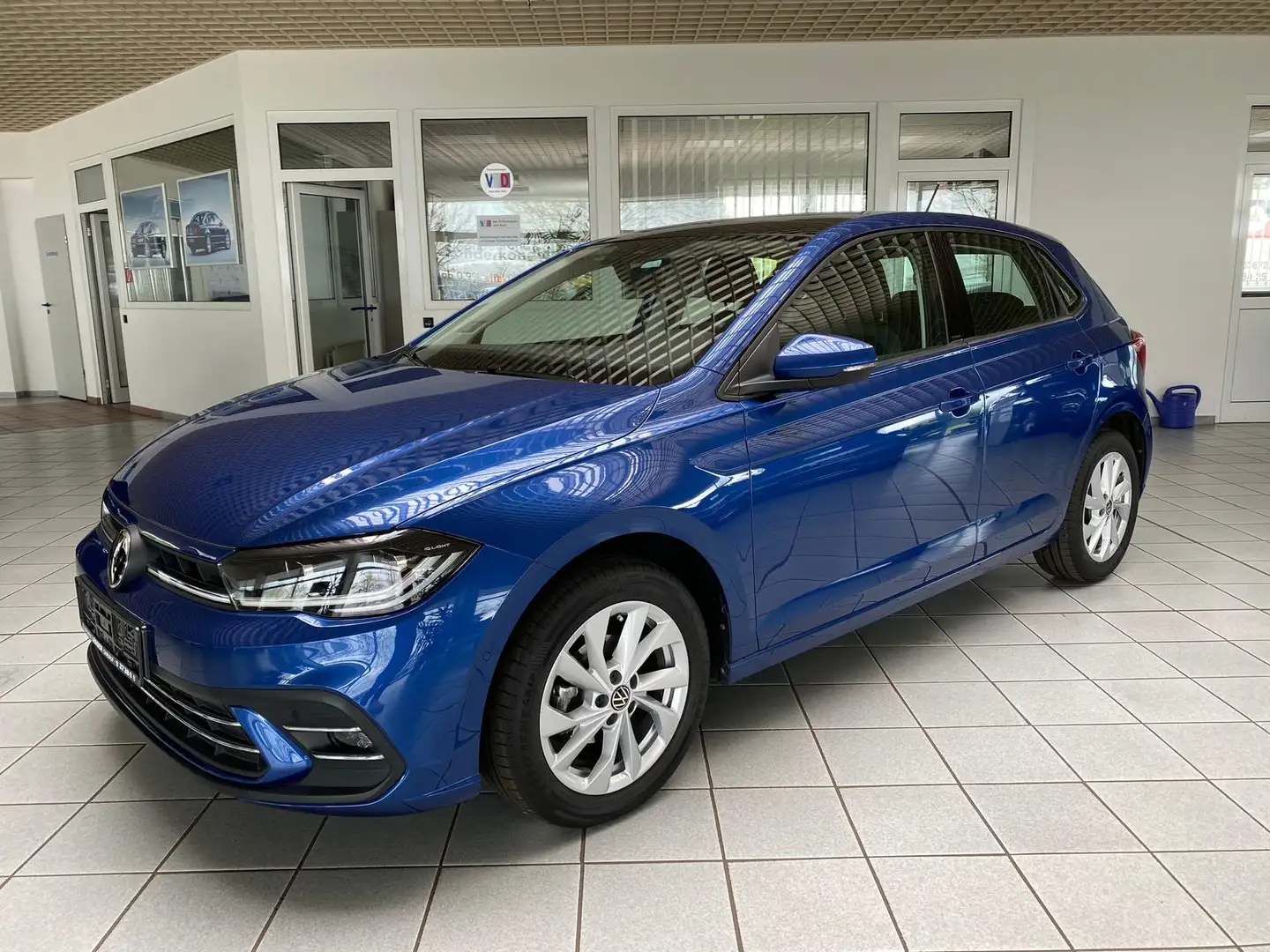 Volkswagen Polo Style 1.0 TSI*IQ-LIGHT*PANO*NAVI*ACC*SH*Beats Blau - 1