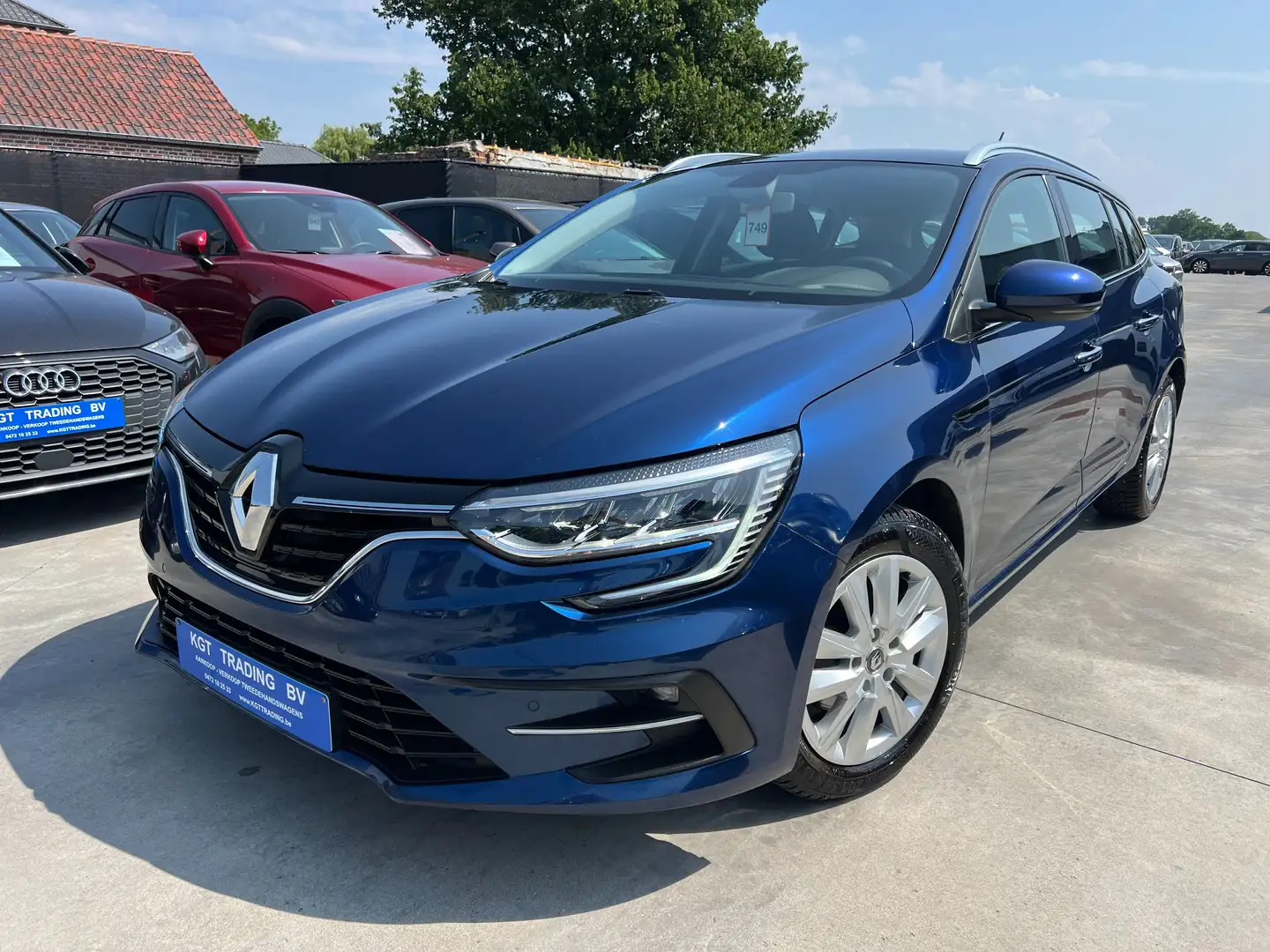 Renault Megane 1.0 TCE 115PK GRANDTOUR NAVIGATIE FULL LED DAB PDC Blauw - 1