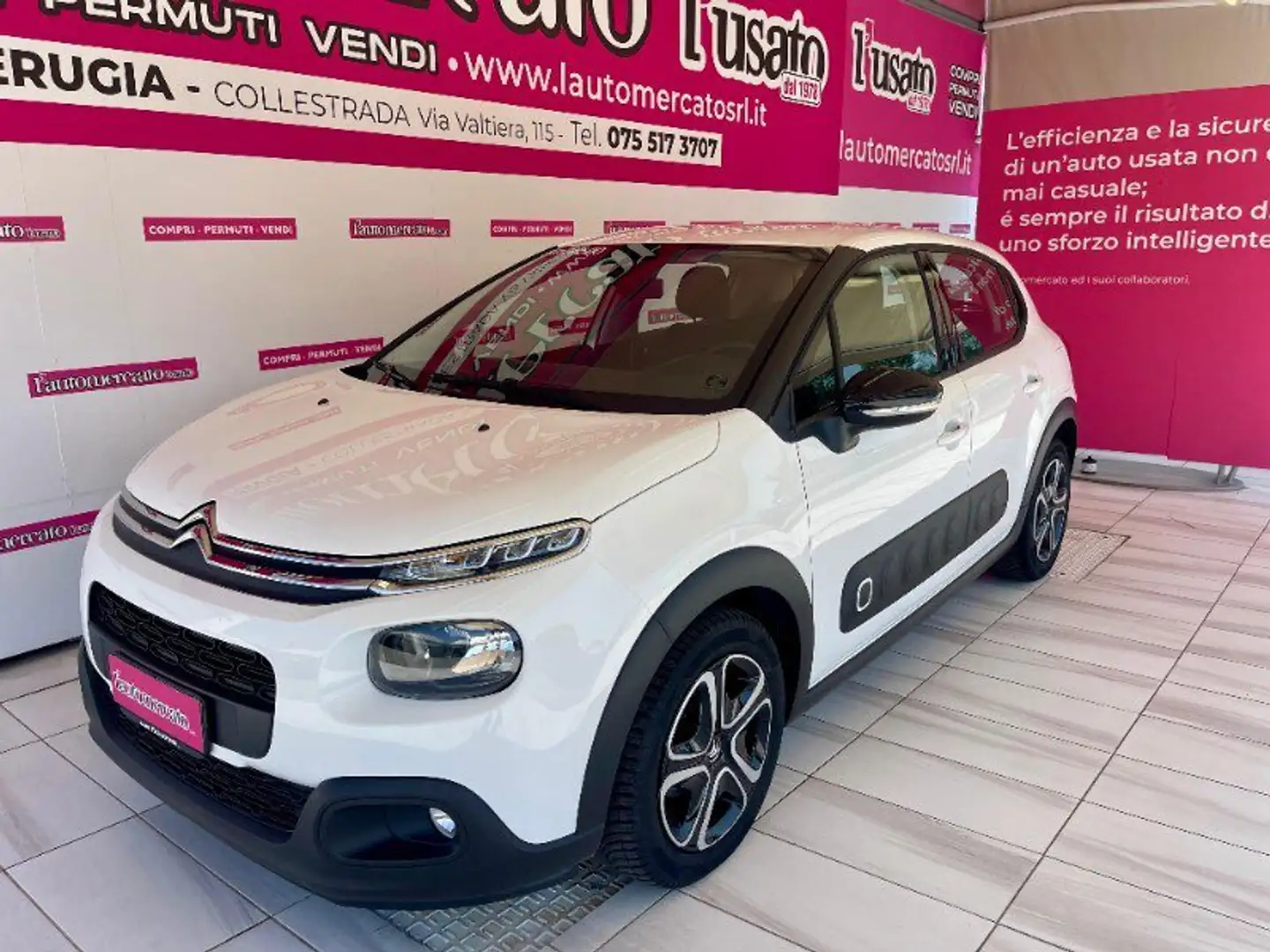Citroen C3 C3 BlueHDi 75 S&S Shine Blanc - 1