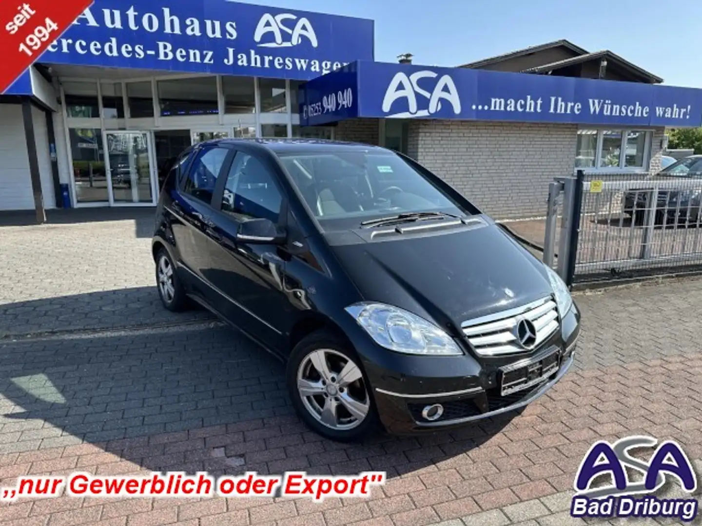 Mercedes-Benz A 180 d für GEWERBE/Export+Avantgarde+Automatik+Top gep Schwarz - 1