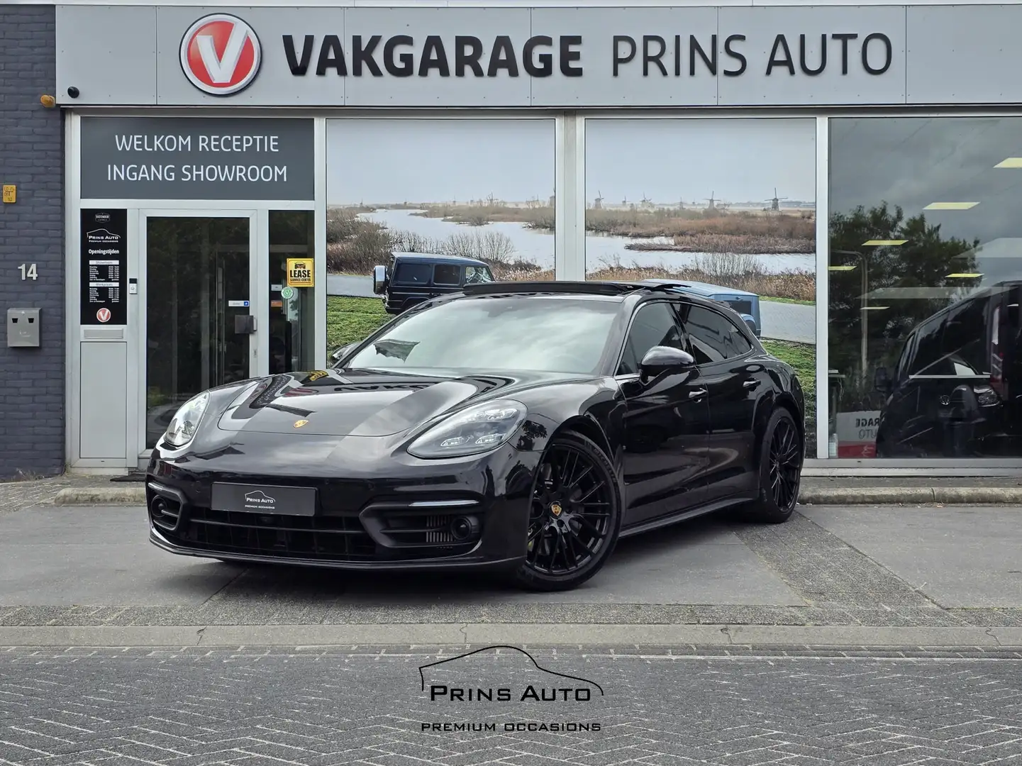 Porsche Panamera Sport Turismo 2.9 4S E-Hybrid |PANO|PPF|ACC|BTW|CH Zwart - 1