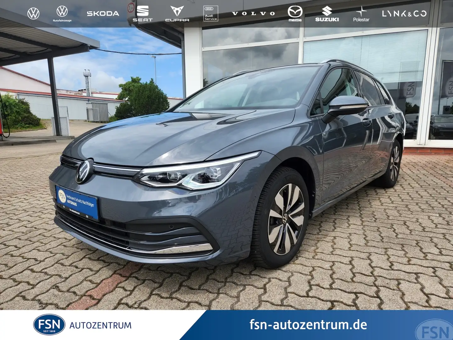 Volkswagen Golf Variant VIII 2.0 TDI 1,99% AHK Navi LEDPlus RFK IQ.Drive Gris - 1