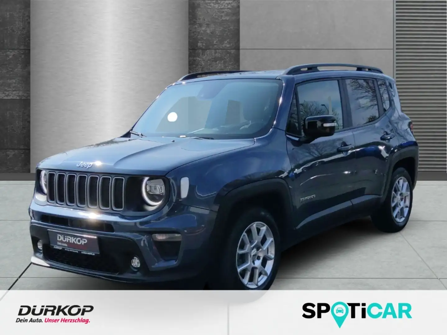 Jeep Renegade 1.5 MultiAir Mild-Hybrid Longitude 7DCT Navi Leder Bleu - 1