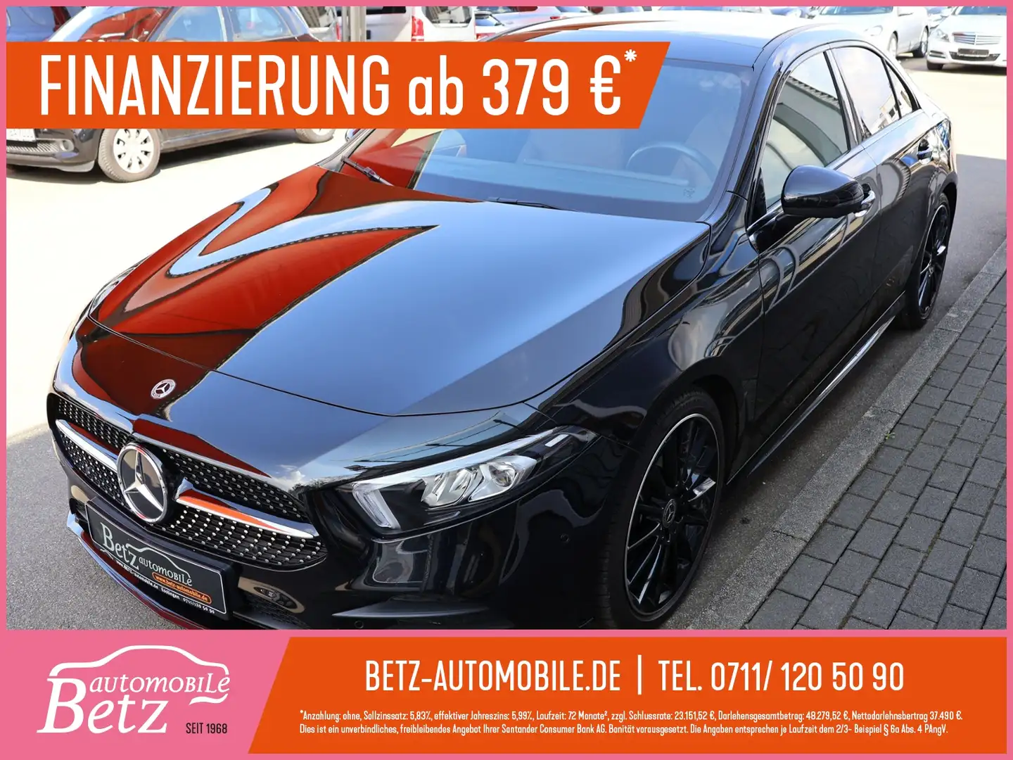 Mercedes-Benz A 250 4-tür Limousine 4-Matic AMG Pano Noir - 1
