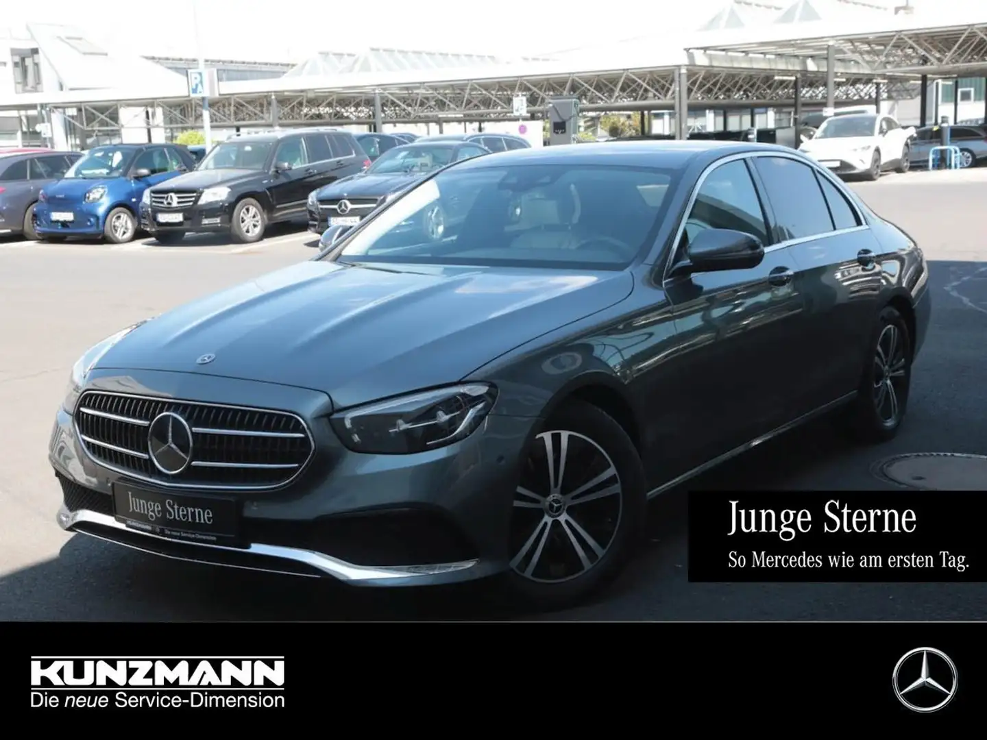 Mercedes-Benz E 220 d 4M  Avantgarde Distronic+ Sitzklima Grijs - 1