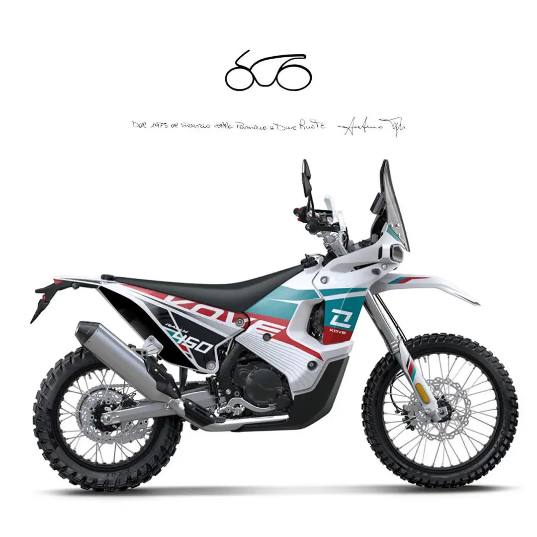 Kove 450 Rally HIGH Bianco - 1