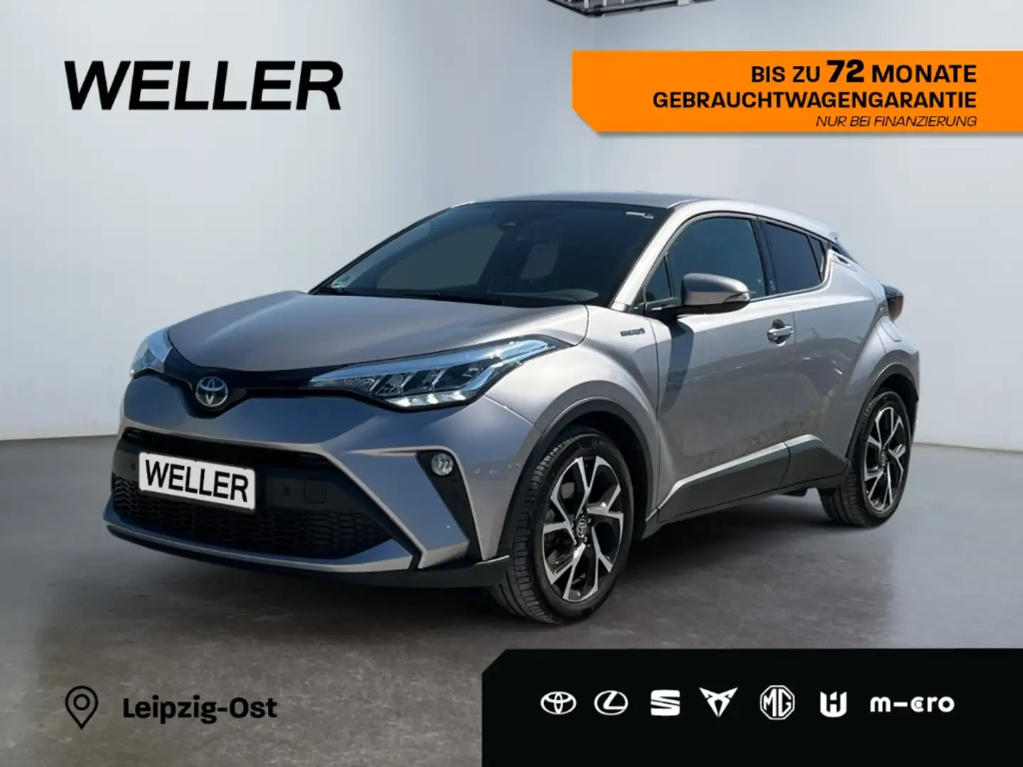 Toyota C-HR 2.0 Hybrid Team D *AHK*LED*CAM*CarPlay*PDC* Grijs - 1