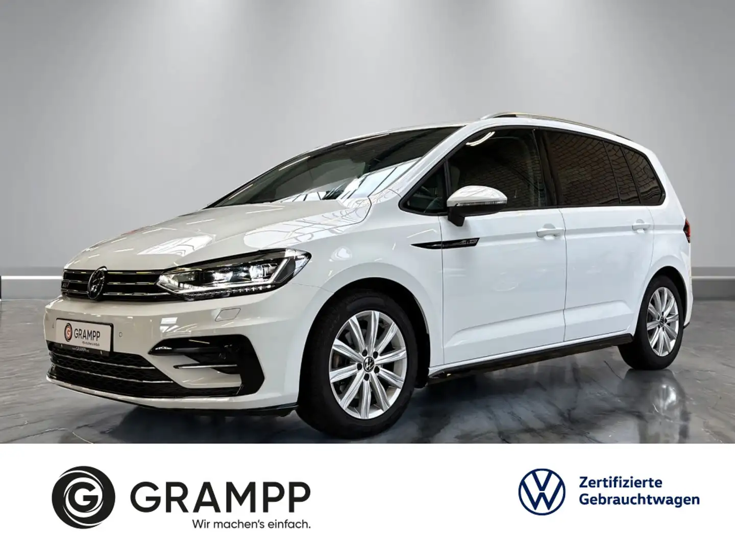 Volkswagen Touran Comfortline 1.5TSI DSG +R-LINE+KAMERA+LED Weiß - 1