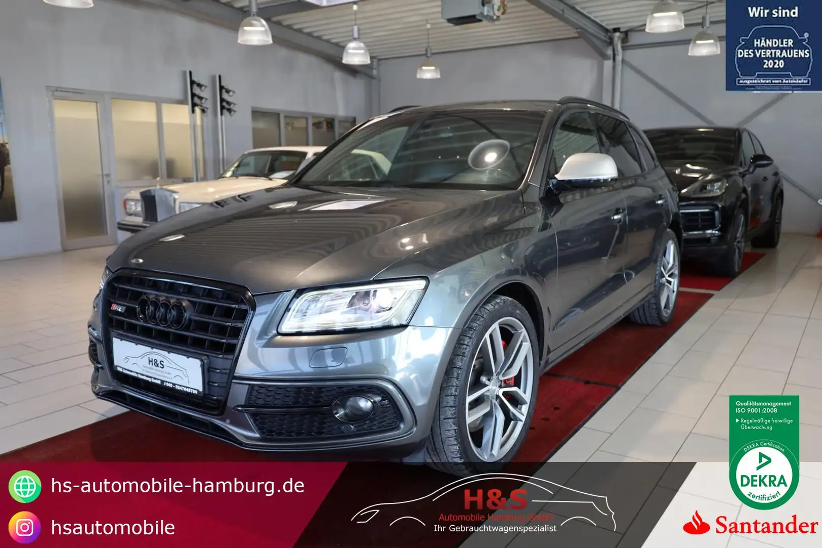 Audi SQ5 3.0 TDI competition quattro *PANO/STANDHEIZ.* Gris - 1